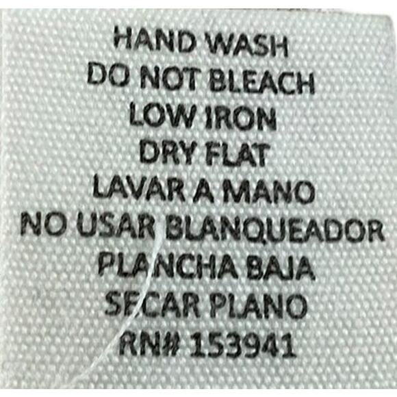 Timing Womens 1X Yellow White Blouse Chain Print Button Up Long Sleeve Top - Picture 8 of 11